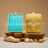 4X5CM Caja Thangka de Lado Estrecho de una Pieza Caja Vacía Caja Gawu Colgante Caja Gawu Caja Vacía Oro 18K No Cae
