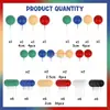 52 piezas de decoraciones para pasteles de venta caliente transfronteriza, bolas de oro y plata superduras, bolas de espuma para bodas, fiestas, Navidad, bolas de macarrón, paquete surtido
