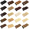 Pieza de extensión de cabello europea y americana, peluca de cinco clips, pieza de peluca de cabello largo liso, pieza de extensión de cabello de peluca sin costuras, peluca de Xuchang