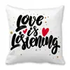 Feliz Día de San Valentín Feliz Funda de Almohada Piel de Durazno Funda de Almohada Plataforma Transfronteriza Suministro de Fábrica zxt561
