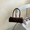 Bolso tipo baguette de diseño de nicho de moda transfronterizo, bolso de hombro de gamuza de gran capacidad, bolso tote de alta gama y minimalista