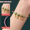 Pulsera tejida de cuerda de cinco colores del Festival del Bote del Dragón, pulsera de calabaza y zongzi para hombres, mujeres, parejas, hecha a mano, cuerda roja, hilos de cinco colores para niños