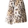 Jaqueta de Pele Sintética com Estampa de Leopardo para Mulheres 2025 Outono e Inverno Novo Estilo Europeu e Americano Solta com Lapela Jaqueta Casual
