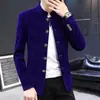Agente para se juntar ao comércio exterior atacado outono peça única casual ocidental terno pequeno top de peça única modelagem justa terno pequeno vestuário masculino
