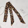Bufanda Larga Estrecha de Seda con Lunares Negros Bufanda Aislada para Mujer Estilo K Versátil para Combinar Bolso Camisa Cinta Streamer