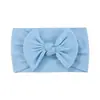 Diadema Elástica de Nylon Tejida a Mano de Color Sólido con Lazo de Ala Ancha para Niños, Amazon Europeo y Americano Transfronterizo, Accesorios para el Cabello Infantil 228