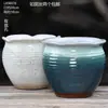 Maceta Creativa de Cerámica para Suculentas de Balcón Hogareño, Maceta Grande de Arcilla para Pothos, Orquídea, Planta Verde, Maceta de Diámetro Grande