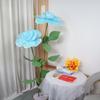 Flor de amapola brillante de plástico de simulación gigante decoración de ventana hermoso fondo diseño de actividades a gran escala flores artificiales al por mayor