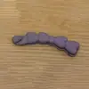 Estilo de Viaje Pinza de Plátano Mate Pinza Vertical Antideslizante para Cola de Caballo Pasador de Moda Elegante Adorno para el Cabello de Mujer Venta al por Mayor