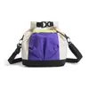 Bolso bandolera para deportes y ocio al aire libre, nuevo modelo 2026, cierre de cordón, bolso de hombro, bloques de color, bolso tipo cubo ligero para teléfono móvil