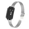 Adecuado para Correa de Reloj Oppo Bracelet 2 Acero Inoxidable Correa con Hebilla Deslizante Milanesa Correa para Oppo Watch Free
