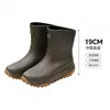 Botas de Chuva Masculinas para Praia, Pesca e Atividades ao Ar Livre, Leves, Antiderrapantes, Resistentes a Odores, Sapatos Aquáticos, Especiais para Motociclistas e Trabalho, Botas de Chuva Impermeáveis