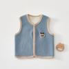 Chaleco infantil con forro polar Ropa de otoño e invierno Forro polar de doble cara Terciopelo olímpico Cálido Chaleco para bebé niña Chaleco de invierno para niño