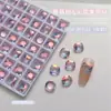 Arte de Unha Rosa Claro permeável Diamante Pontiagudo Diamante de Forma Especial Diamante Rosa Gelo permeável Cristal Sal Marinho Pêssego Torto Coração Borboleta Diamante Dedo Gordo Armadura de Diamante