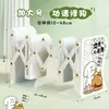 Soporte retráctil para libros para estudiantes, plegable, creativo, simple, soporte de metal ampliado para libros de escritorio, soporte para libros, separador de libros