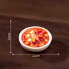 Cena de Jantar de Ano Novo Chinês em Miniatura: Figura Criativa e Realista de Peixe em Conserva, Acessórios de Decoração DIY