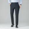 Estiramiento en cuatro direccionesPantalones Casuales de Otoño de Gama Alta para Hombre 2026 Nuevos Rectos Resistentes a las Arrugas Elásticos de Negocios Pantalones de Traje para Hombre