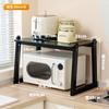 Prateleira de Cozinha Prateleira de Armazenamento de Bancada Prateleira para Micro-ondas Prateleira de Armazenamento de Mesa Suporte Multifuncional para Panela de Arroz Forno