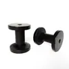 Venta al por mayor de fábrica bobina de madera maciza madera negra bobina retro nostálgica hecha a mano para bobinado manual accesorios de costura