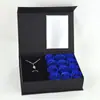 Atacado de caixa de joias 12 caixas de joias 6 flores de sabão de rosa caixa para colar anel pingente cruzada fornecimento transfronteiriço