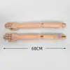 Maniquí femenino de medio cuerpo base soporte para accesorios resorte de conexión hombro brazo clip de resorte estante de exhibición de maniquí de tienda de ropa tornillo