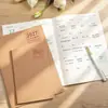 Assistente de Trabalho A4 2027 Novo Produto Planejador Mensal Calendário Livro de Check-in Caderno de Reunião de Escritório Personalizável