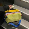 Bolsa de viagem dopamine com contraste de cores, bolsa de ombro para esportes ao ar livre transfronteiriça, bolsa transversal, bolsa leve para yoga, dança e fitness
