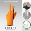 Guantes Profesionales de Billar, Sin Dedos, Transpirables, Estilo Snooker, Unisex, Ajuste sin Costuras en Tres Dedos, Absorción de Humedad, Secado Rápido, Personalizable