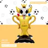 Modelo Nuevo Fútbol Baloncesto Base de Pie Globo de Papel de Aluminio Transfronterizo Trofeo Copa del Mundo Suministros para Eventos Deportivos