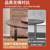 Mesa de Comedor Plegable al por Mayor para el Hogar Fiesta Grande Redonda Sala de Estar Mesa Plegable Multifuncional Móvil para que Coman 10 Personas