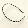 Diadema Ancha y Gruesa para Lavado de Cara, Diadema Metálica Ondulada de Moda para Hombres y Mujeres, Adecuada para Hombres con Cabello Largo, Venta al por Mayor