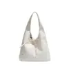 2026 Nova Bolsa Casual Simples com Laço de Ombro Único Feminina Grande Capacidade Versátil para o Dia a Dia Bolsa Tote Bolsa de Axila