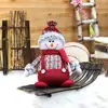 Navidad Nuevo Muñeco Navideño Retráctil Anciano Muñeco de Nieve Decoración Navideña Adornos Suministros Regalos de Navidad Regalos