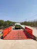 Máquina lavacoches para obra, lavaruedas automático con sensor, plataforma de lavado para vehículos de ingeniería totalmente cerrada sin cimentación