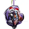 2022 O Estranho Mundo de Jack Pingente de Terror Árvore de Natal Assustadora Decoração de Acrílico para Casa Natal Limitado