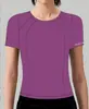 Pantalones de Yoga Adelgazantes para Deporte de Verano Ropa de Fitness Pilates Yoga Transpirable Espalda Bonita Camiseta Deportiva de Fitness para Mujer Liquidación