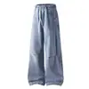 Nuevos pantalones casuales de estilo americano de moda para otoño e invierno, marca trendy, cómodos y duraderos, de pierna recta holgada y curva, para hombre