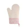 Luvas de Silicone para Forno Espessadas de Algodão à Prova d'Água de Alta Temperatura Anti-queimaduras Luvas de Isolamento Térmico para Assar Micro-ondas