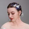 L1013 Carlo Jewelry Cross-border Bridal Diamond Headwear Coreano Simples Strass Pente Acessórios para Cabelo Cristal Liga Cabelo