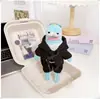 Colgantes de peces geniales, peces flácidos, peces que yacen planos de los residentes de Fondo de Bikini, accesorios para llaveros, chales de Navidad