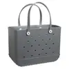 Bolsa de Eva con agujero, bolso de hombro, bolsa de playa de Eva, bolsa de almacenamiento, suave, impermeable, resistente al desgaste, bolsa de playa para natación.