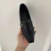 Primer Encuentro Temporada Estilo Retro Francés Puntera Cuadrada Mocasines para Mujer Otoño/Invierno Tacón Grueso Versátiles para Viajar Cómodos Zapatos Planos para Mujer