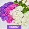 Flor de Glicinia de 3 Hojas y 6 Hojas Flor de Frijol Decoración de Boda Arco de Flores Artificiales Accesorios Enredadera de Flores de Plástico para Techo Lote de Flores Artificiales