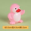 Banho de Bebê Brinquedo de Borracha Squeaky que Espreme Água para Meninos e Meninas, Brinquedo de Patinho Amarelo Pequeno que Faz Som de Água, Brinquedo Flutuante para Água