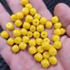 Cuentas de aceite de pollo color ámbar amarillo estilo vintage, cuentas sueltas, cuentas de barril de ámbar artificial, cuentas espaciadoras Lulutong, cuentas para accesorios de joyería DIY