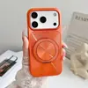Aplicable para Funda de Teléfono iPhone 18 PRO MAX Soporte Metálico 360 Apple 17 Ultra-delgada Aurora Patrón CD Cubierta Protectora