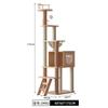 Estrutura de Escalada para Gatos Luxuosa Tudo-em-Um Estrutura de Escalada Grande para Gatos Luxuosa Cápsula Espacial Dupla Ninho para Gatos Fabricante de Árvore para Gatos Atacado