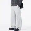 Pantalones Casuales Rectos Deportivos Simples Nuevos 2026 para Hombre, Pantalones Largos Holgados con Cordón y Efecto de Caída, Pantalones Versátiles para Hombre