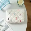 Bolsa de Maquiagem Acolchoada com Relevo Estilo Coreano Pequenos Itens Femininos Bolsa para Cosméticos Porta-Moedas Cartoon Organizador Multifuncional Porta-Cartões