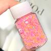 Pétalas de Cereja Lantejoulas Nail Art Glitter Laser Flush Cânhamo Cebola em Pó Pétala Cristal Cola Gotas Pacote de Material DIY Areia Movediça Mahjong